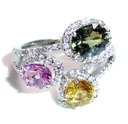 Ring 750 gold - , ct