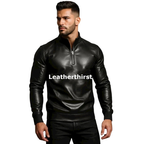 Neu herren schwarz leder - schwarz,