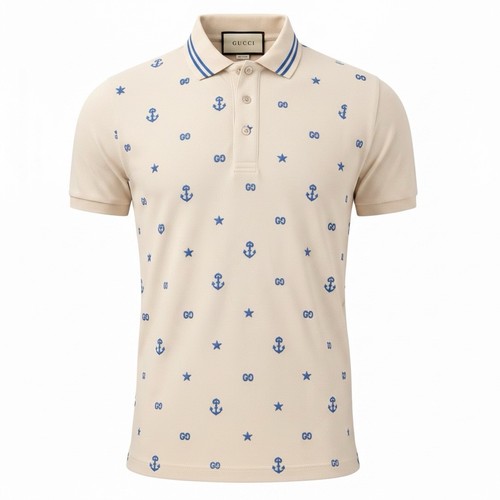 Gucci herren poloshirt creme - gucci,