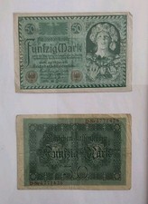 Alte deutsche banknoten 50 - alte,