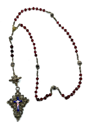 Antik biedermeier rosenkranz - antik,