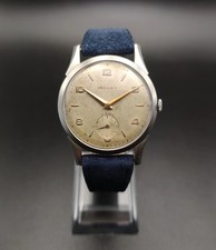 Arcadia Oversize 37mm Rare Full Inox Vintage Watch Uhr From '50 