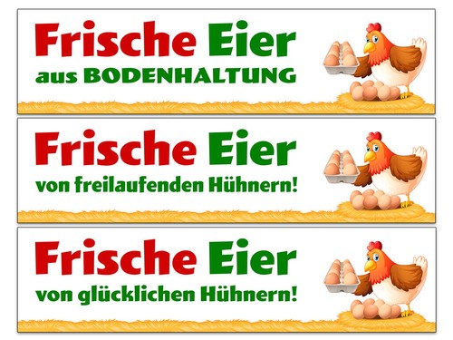 Banner oder aufkleber frische - banner,