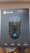 KLIM Blaze Wireless RGB Gaming Maus 10000 DPI Akku USB/Funk Schwarz