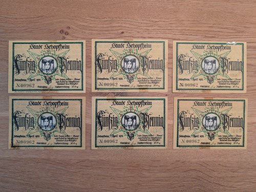 Lot pfennig schopfheim - 50,