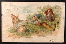 AK antike Litho Postkarte