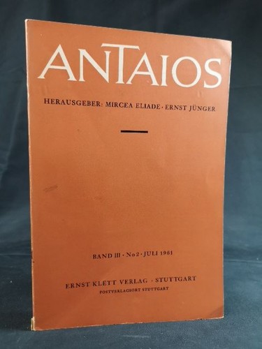 Antaios zeitschrift für - antaios:,