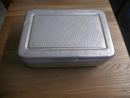 Ddr große alu brotbüchse - große,