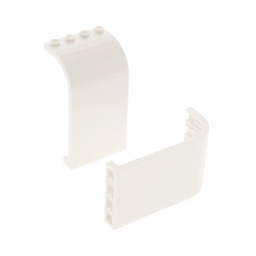 Lego panele 3x4x6 - panele, weiß