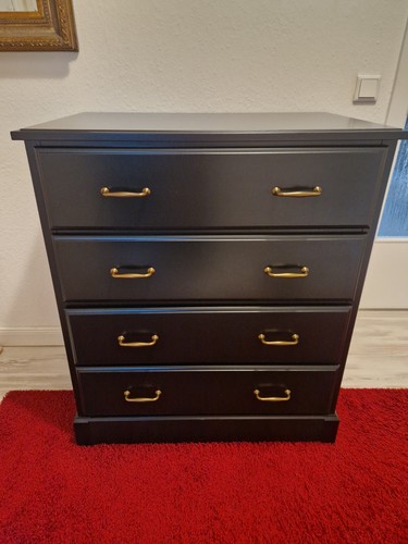 Schwarze ikea kommode - ikea, kommode,