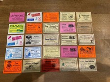 Biete hier 25 Streichholz Etiketten aus Bad Oeynhausen  Set 1