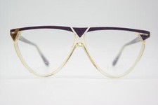 Vintage Brille Brendel D162 Violett Transparent Oval Brillengestell eyeglasses