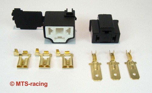 Set fassung stecker - h4,