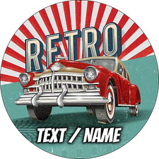 Oldtimer Auto Tortenaufleger