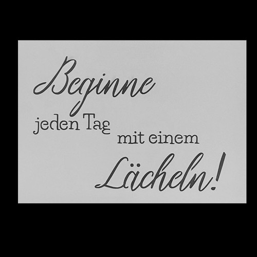 Schablone für
