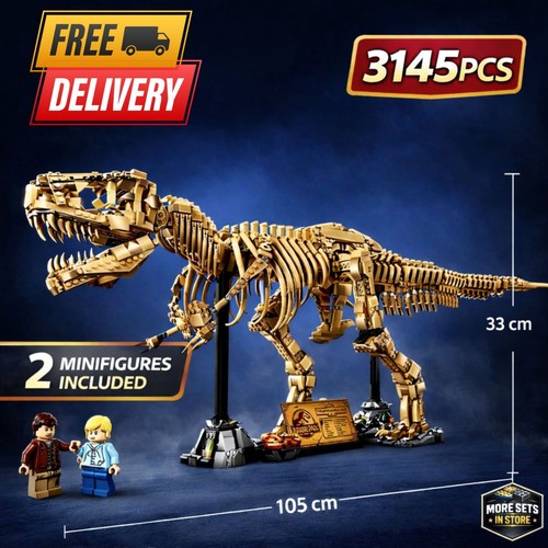 Moc rex fossil skelett - ⭐moc,
