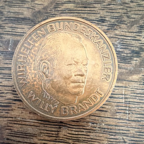 Willy brandt medaille token - willy,