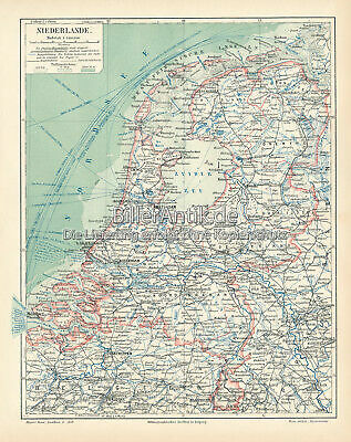 Karte von niederlande nordsee - von,