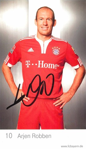 Autogramm arjen robben - autogramm,
