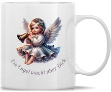 Tasse Kaffeebecher Engel Ein