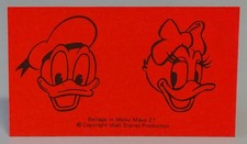 "Leuchtbilderstreifen" Beilage aus MICKY MAUS Heft 27-1970,  Zustand 1