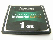 :: 1GB Compact Flash Card Industrial CF III ( 1 GB CF Karte ) APACER gebraucht