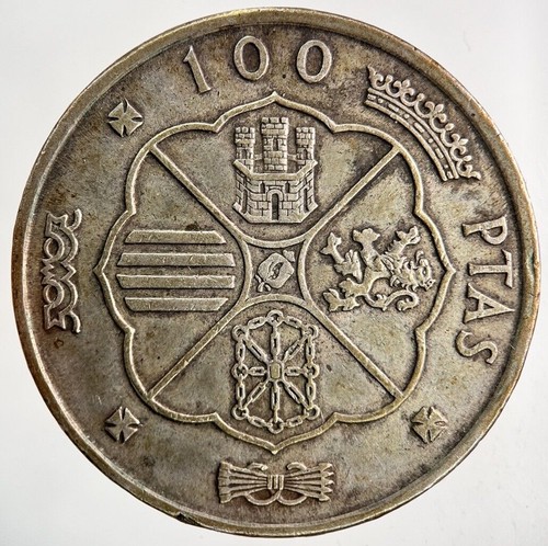 Silbermünze 100 peseten - silbermünze,