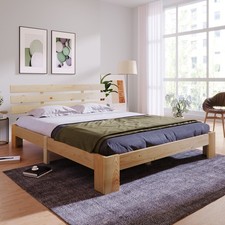 Doppelbett Holzbett mit