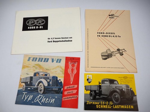 Prospekt ford lkw 4000 d - 4000,