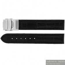 Uhrenarmband kroko schwarz - uhrenarmband,