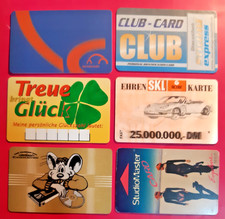 6 Kundenkarten, Clubkarten