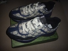 Gucci Ryhton Sneaker Größe 43 Blau/Beige mit Karton