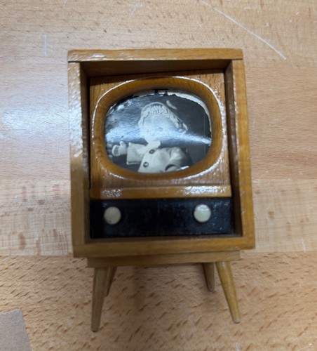 Puppenstube fernseher holz - holz,