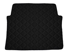 Schwarz Gestepptes Öko Leder