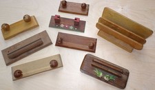 8x antike Holz-Bilderrahmen Bildhalter geschnitzt Foto Passbild Stand-Bild Uropa