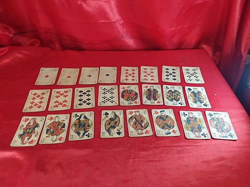 Antike alte spielkarten - alte,