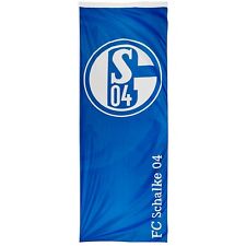 Hissfahne FC Schalke 04 Hochformat Signet Flagge Fahne Hissflagge Logo S04