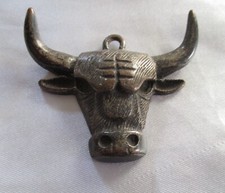 Anhänger Büffelkopf Metall TOP