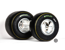 Kart Reifen Slick Satz Mojo D5 MOD20 für Rotax Max