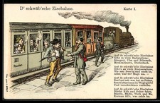 Mann mit Bierkrug will in die