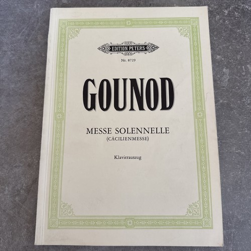 Klavierauszug gounod messe - klavierauszug,