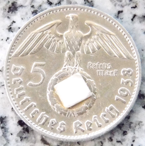 Reichsmark 1938 hindenburg - 5,