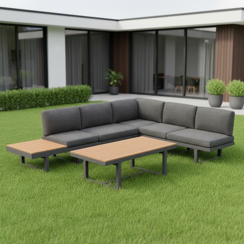 Sitzgruppe aluminium lounge - sitzgruppe,