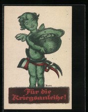 Ansichtskarte Engel mit