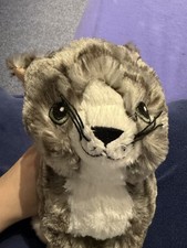 IKEA Stofftier Katze grau