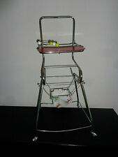  Schildkrötpuppen Puppenhochstuhl Gehfrei Schaukelstuhl Kombimöbel um 1968-1972