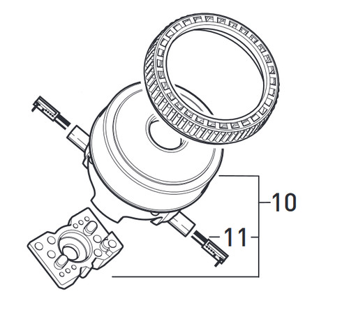 Sebo 7046er original saugmotor - sebo,