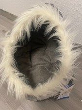 Katzenbett Flauschig Katzenhöhle Kleines Hundebett Hundekorb Donut Kuschelbett