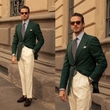 Vintage Retro Anzug Grüne