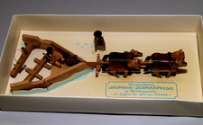 Seiffener Gespann-Schneeflug Erzgebirge Seiffen org. verpackt Wolfgang Glöckner